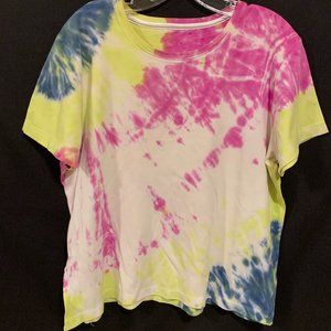 Tie Dye T-shirt. Women's Large.